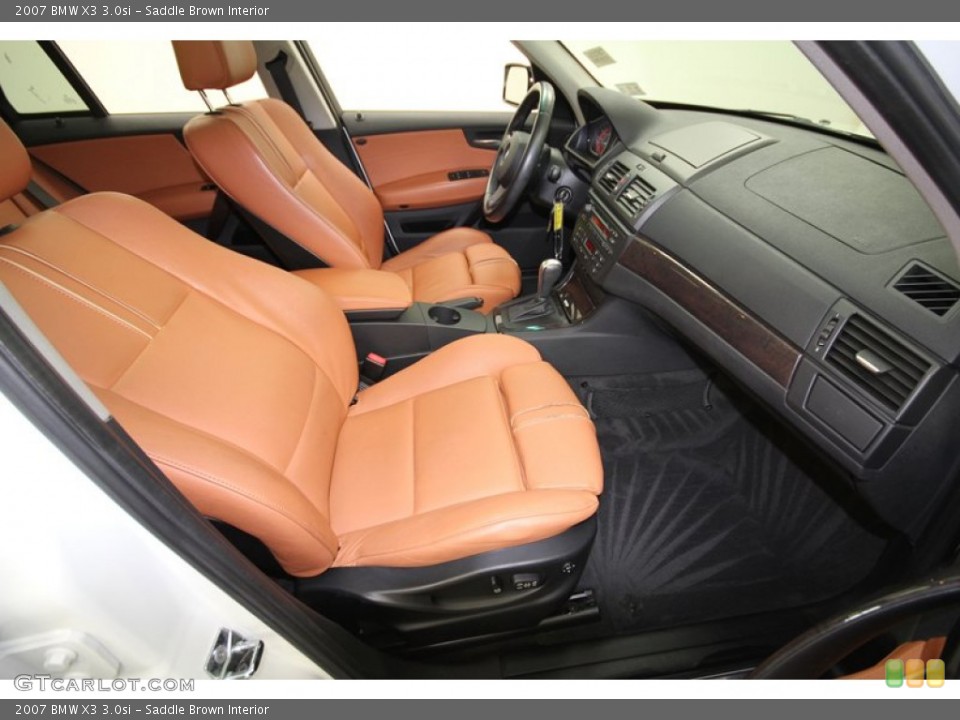 Saddle Brown 2007 BMW X3 Interiors