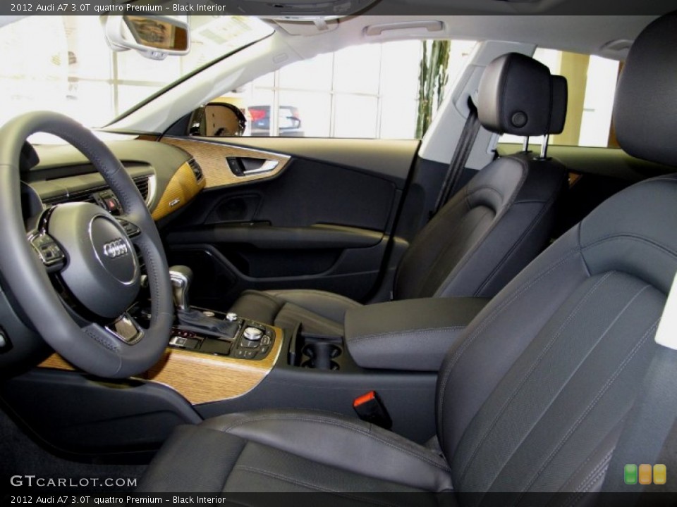 Black Interior Photo for the 2012 Audi A7 3.0T quattro Premium #59883635