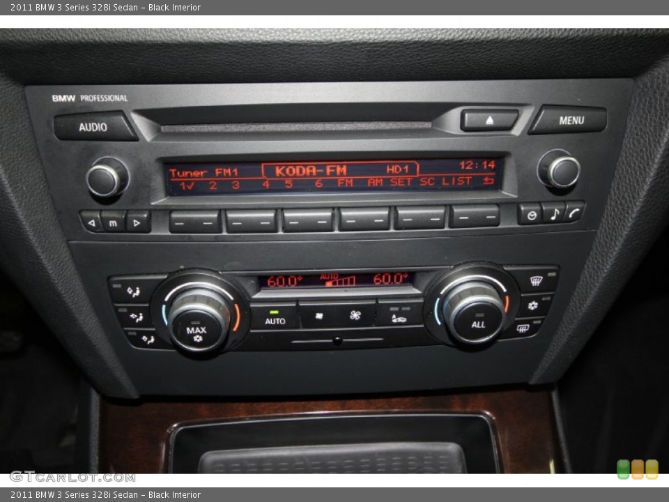 Black Interior Controls for the 2011 BMW 3 Series 328i Sedan #59884829