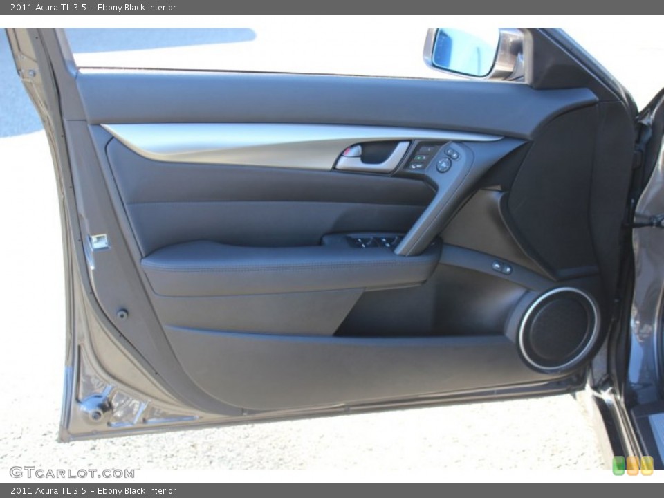 Ebony Black Interior Door Panel for the 2011 Acura TL 3.5 #59885969
