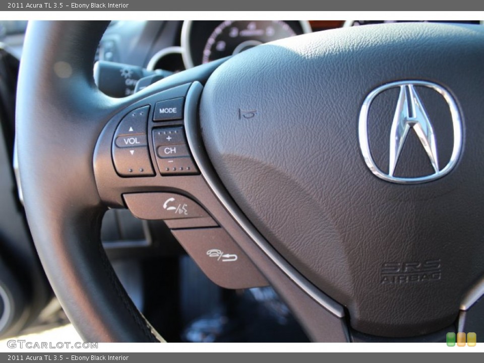 Ebony Black Interior Controls for the 2011 Acura TL 3.5 #59886028