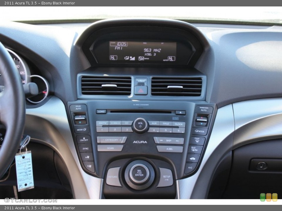 Ebony Black Interior Controls for the 2011 Acura TL 3.5 #59886053