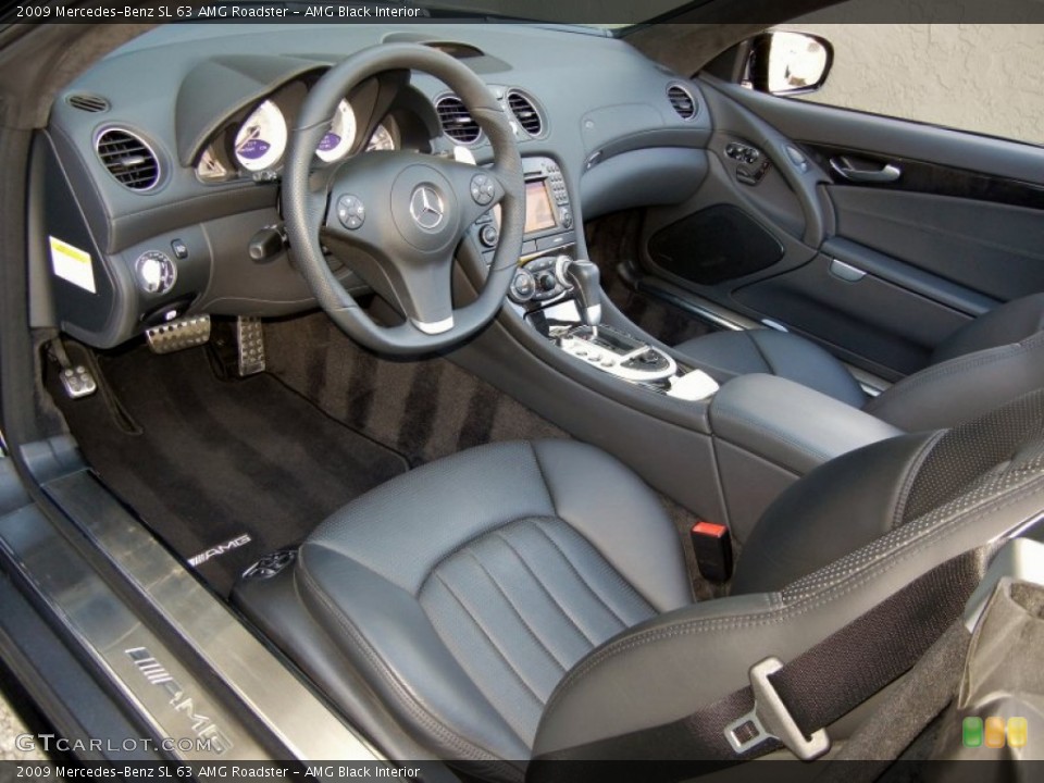 AMG Black Interior Photo for the 2009 Mercedes-Benz SL 63 AMG Roadster #59887688