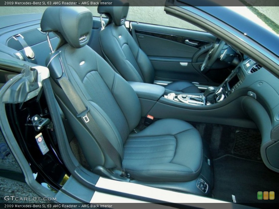 AMG Black Interior Front Seat for the 2009 Mercedes-Benz SL 63 AMG Roadster #59887712
