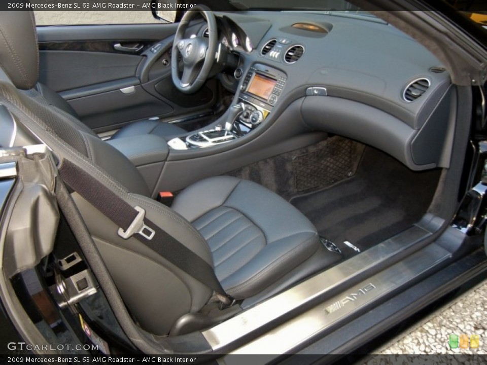 AMG Black Interior Photo for the 2009 Mercedes-Benz SL 63 AMG Roadster #59887721