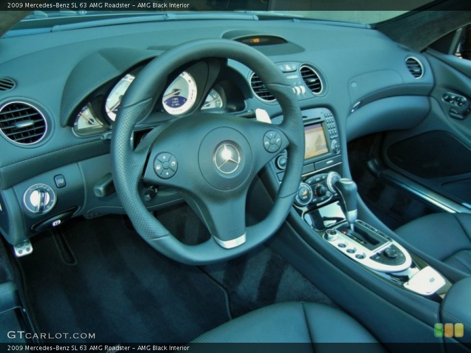 AMG Black Interior Dashboard for the 2009 Mercedes-Benz SL 63 AMG Roadster #59887748