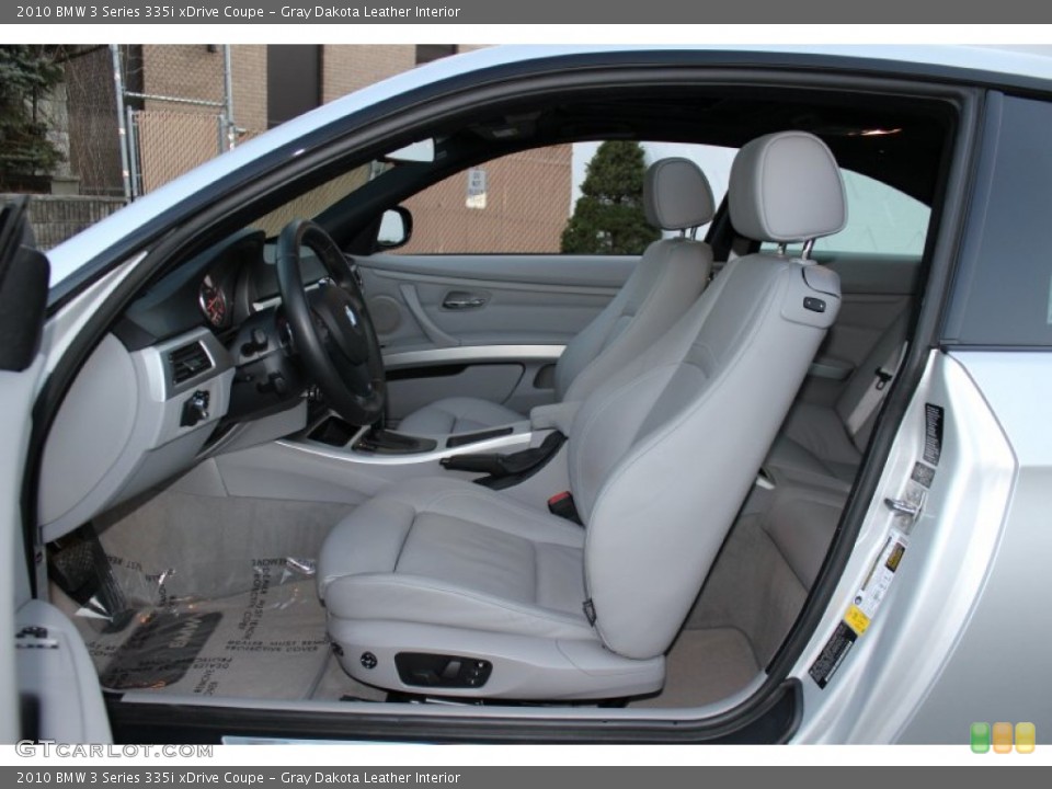 Gray Dakota Leather Interior Photo for the 2010 BMW 3 Series 335i xDrive Coupe #59887754