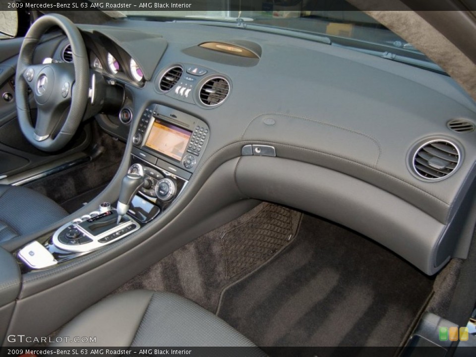 AMG Black Interior Dashboard for the 2009 Mercedes-Benz SL 63 AMG Roadster #59887757