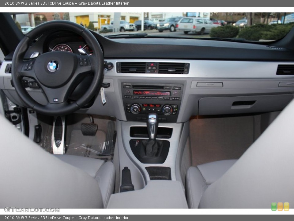 Gray Dakota Leather Interior Dashboard for the 2010 BMW 3 Series 335i xDrive Coupe #59887772