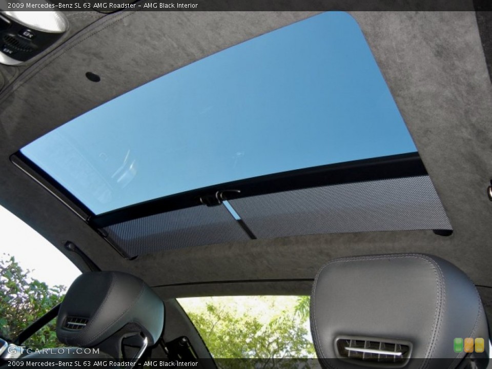 AMG Black Interior Sunroof for the 2009 Mercedes-Benz SL 63 AMG Roadster #59887865