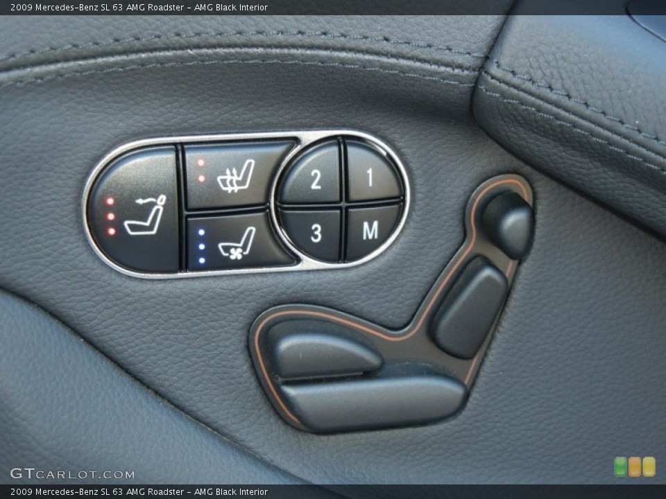 AMG Black Interior Controls for the 2009 Mercedes-Benz SL 63 AMG Roadster #59887892