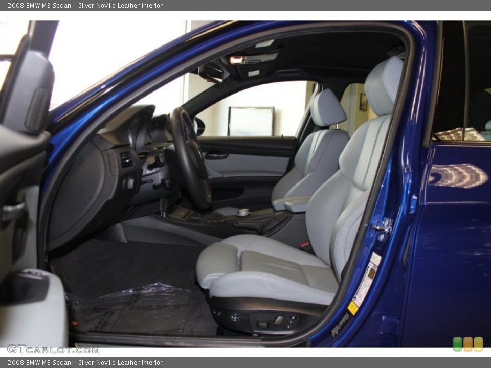 Silver Novillo Leather Interior Photo for the 2008 BMW M3 Sedan #59888026