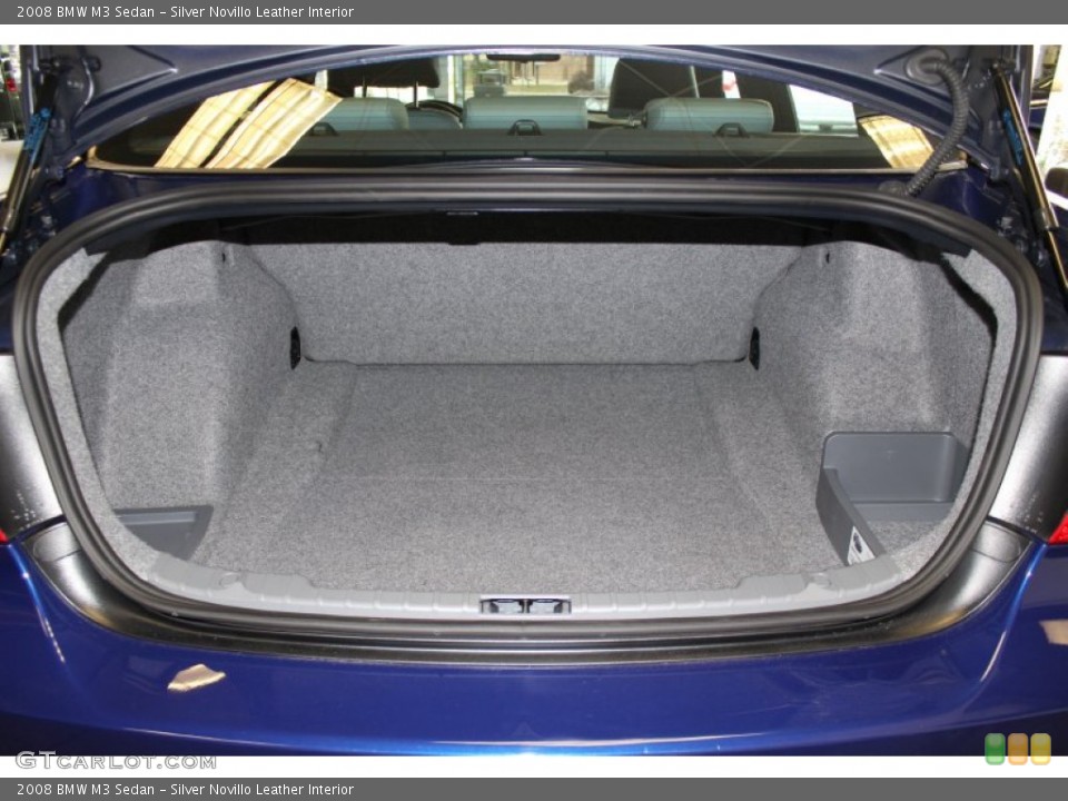 Silver Novillo Leather Interior Trunk for the 2008 BMW M3 Sedan #59888102