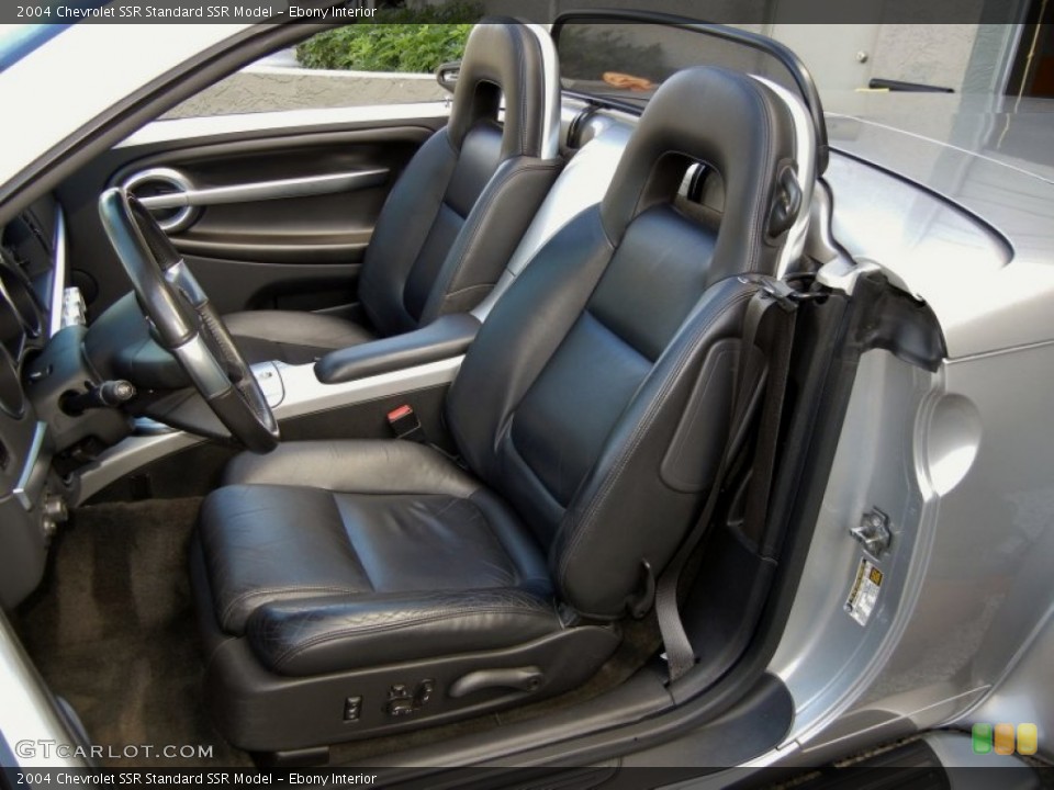Ebony Interior Front Seat for the 2004 Chevrolet SSR  #59888141