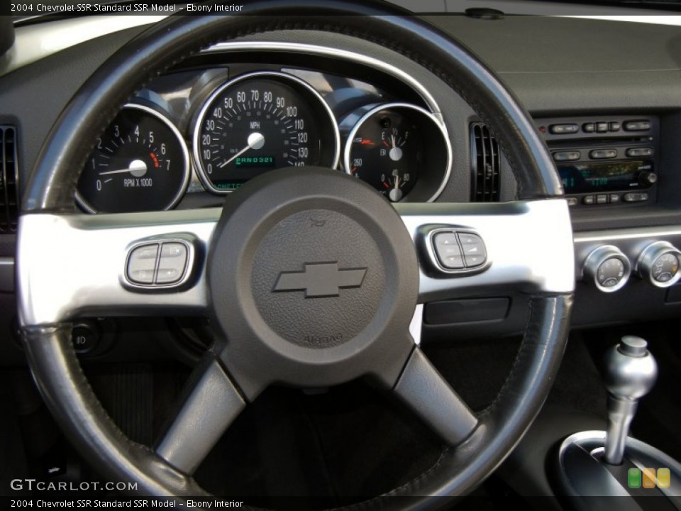Ebony Interior Steering Wheel for the 2004 Chevrolet SSR  #59888219