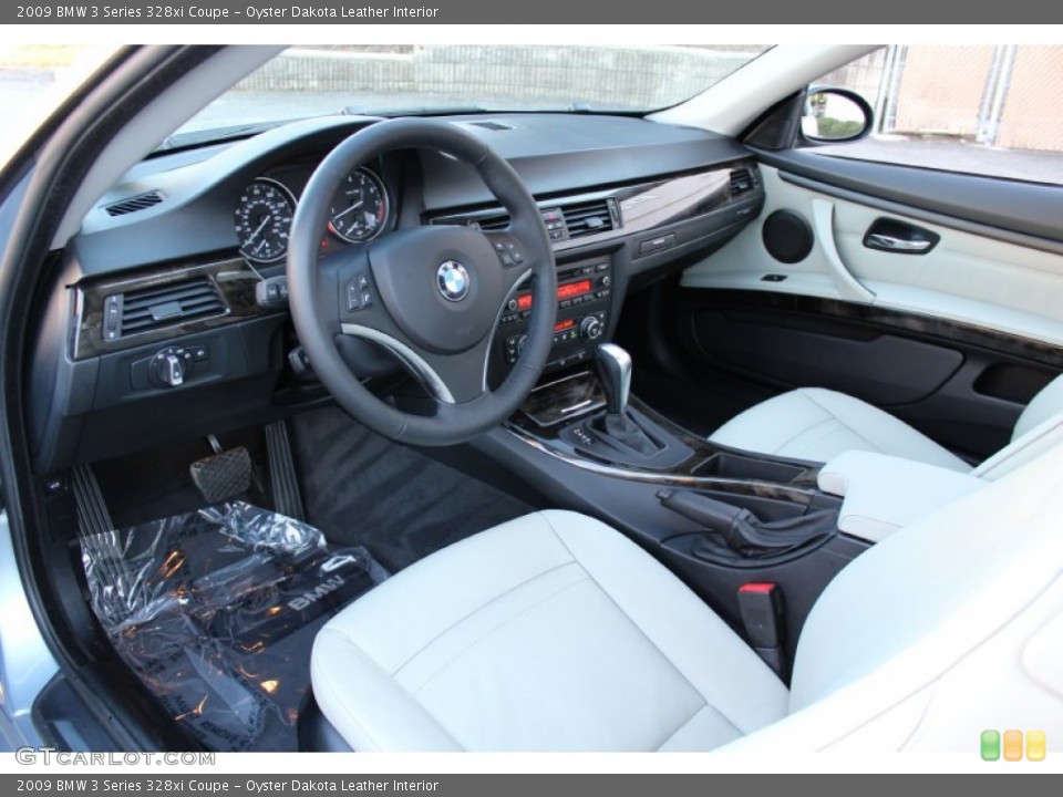 Oyster Dakota Leather Interior Prime Interior for the 2009 BMW 3 Series 328xi Coupe #59895555