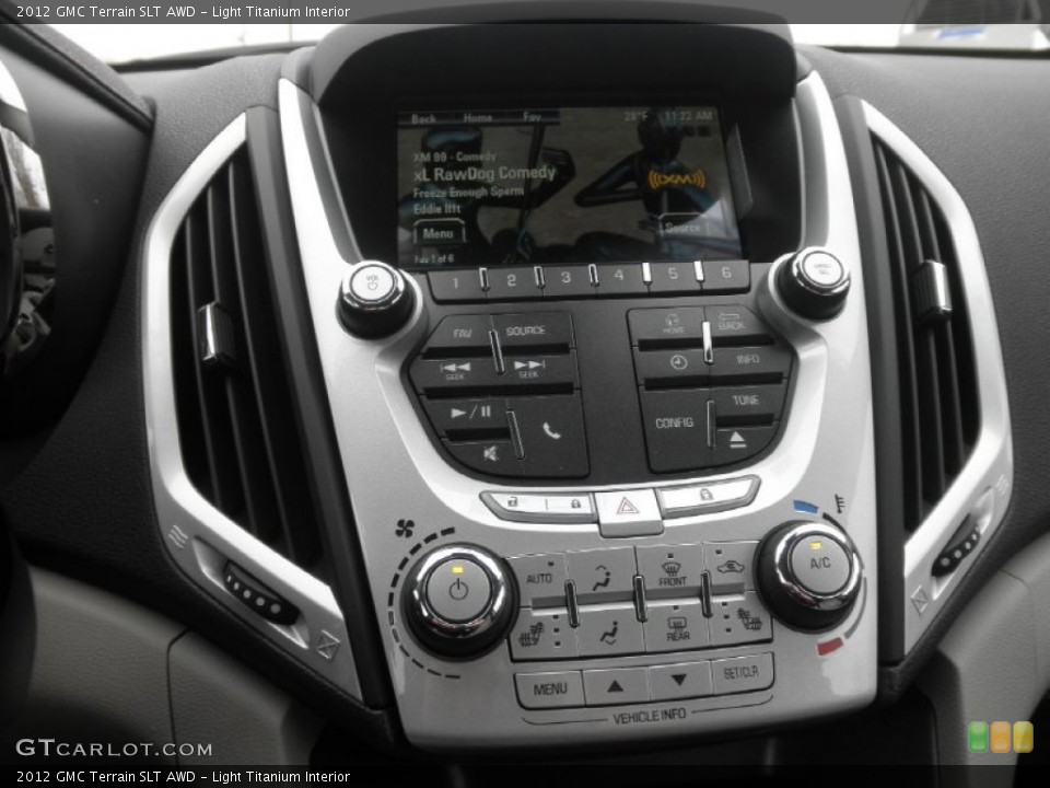 Light Titanium Interior Controls for the 2012 GMC Terrain SLT AWD #59896754