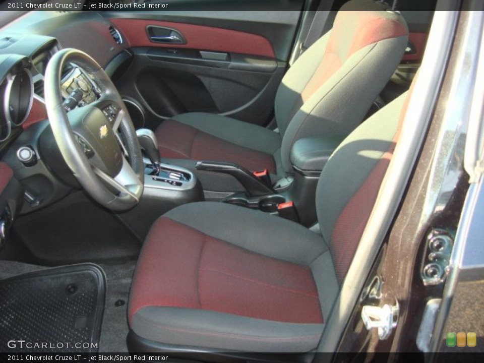 Jet Black/Sport Red Interior Photo for the 2011 Chevrolet Cruze LT #59896802