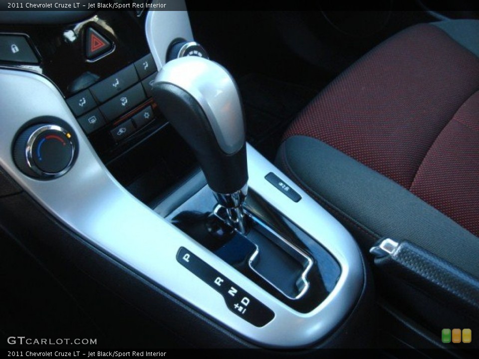 Jet Black/Sport Red Interior Transmission for the 2011 Chevrolet Cruze LT #59896892