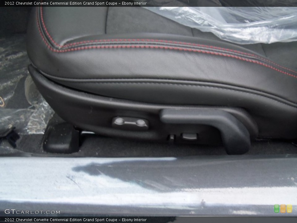 Ebony Interior Controls for the 2012 Chevrolet Corvette Centennial Edition Grand Sport Coupe #59897711