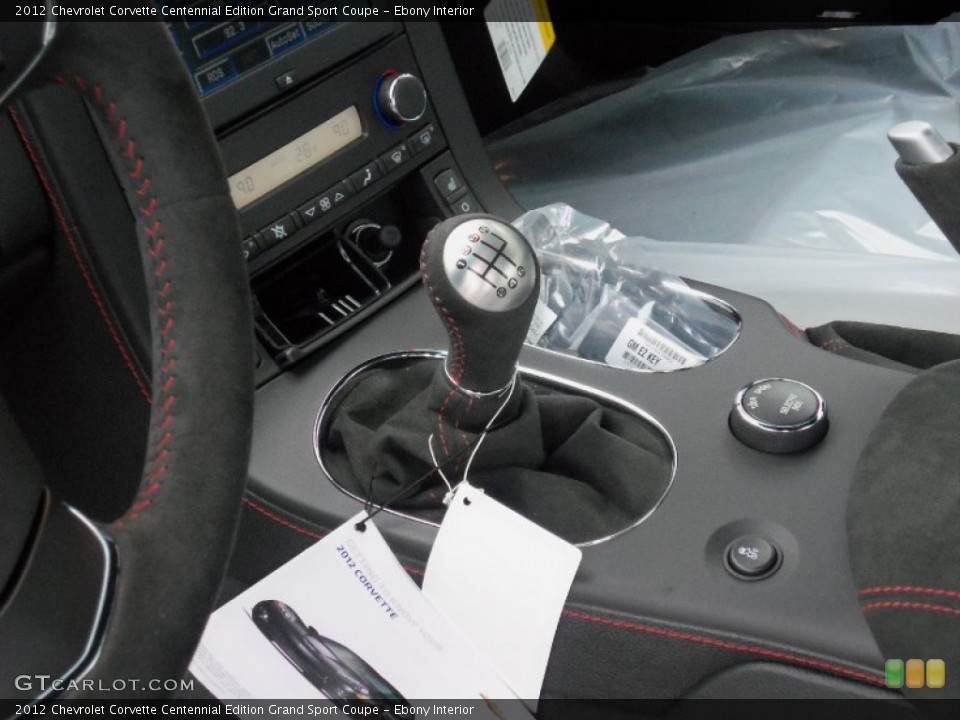 Ebony Interior Transmission for the 2012 Chevrolet Corvette Centennial Edition Grand Sport Coupe #59897720