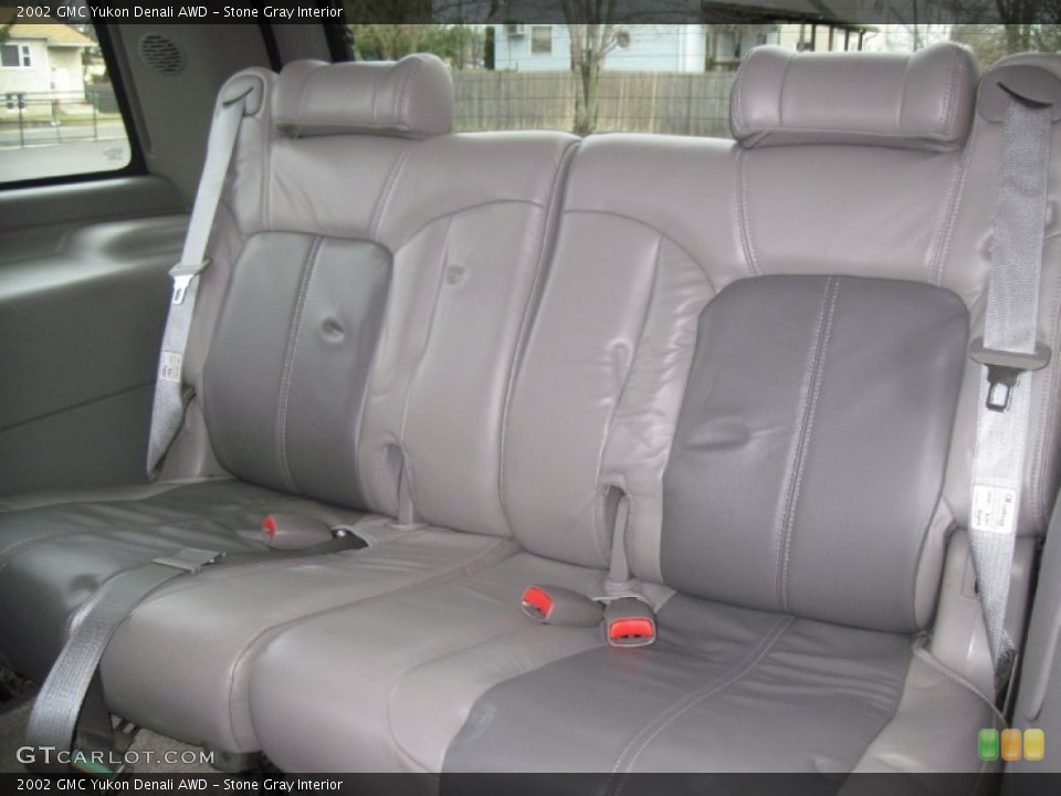 Stone Gray Interior Rear Seat for the 2002 GMC Yukon Denali AWD #59898008