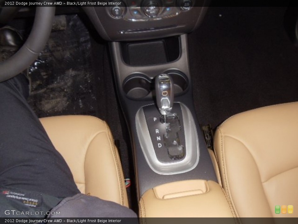 Black/Light Frost Beige Interior Transmission for the 2012 Dodge Journey Crew AWD #59899355