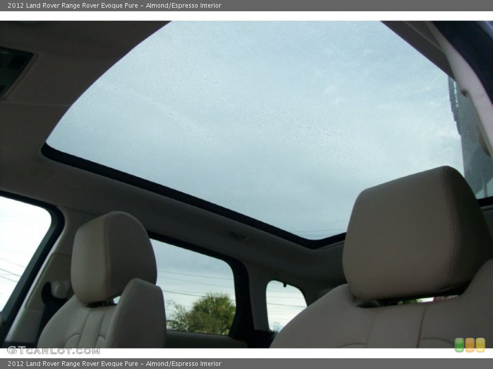 Almond/Espresso Interior Sunroof for the 2012 Land Rover Range Rover Evoque Pure #59899370