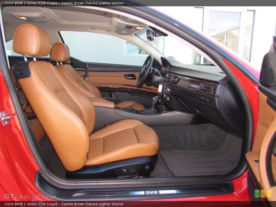 Saddle Brown Dakota Leather Interior Photo for the 2009 BMW 3 Series 328i Coupe #59902115