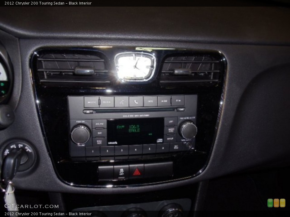 Black Interior Controls for the 2012 Chrysler 200 Touring Sedan #59902310