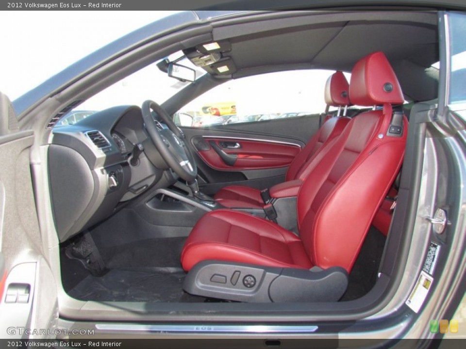 Red 2012 Volkswagen Eos Interiors