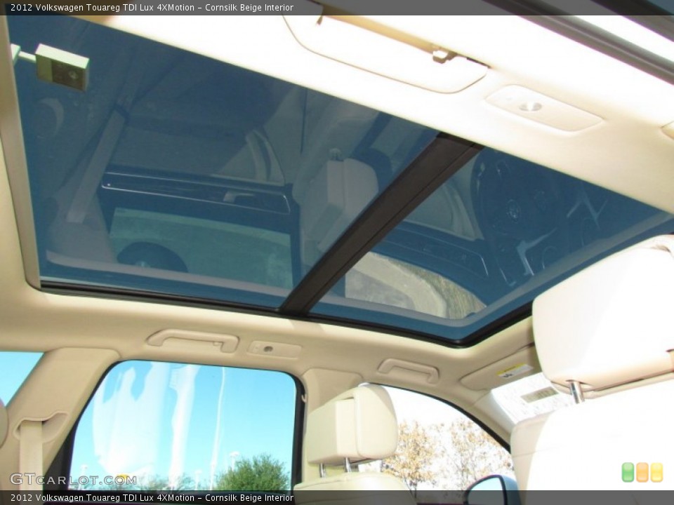 Cornsilk Beige Interior Sunroof for the 2012 Volkswagen Touareg TDI Lux 4XMotion #59902805