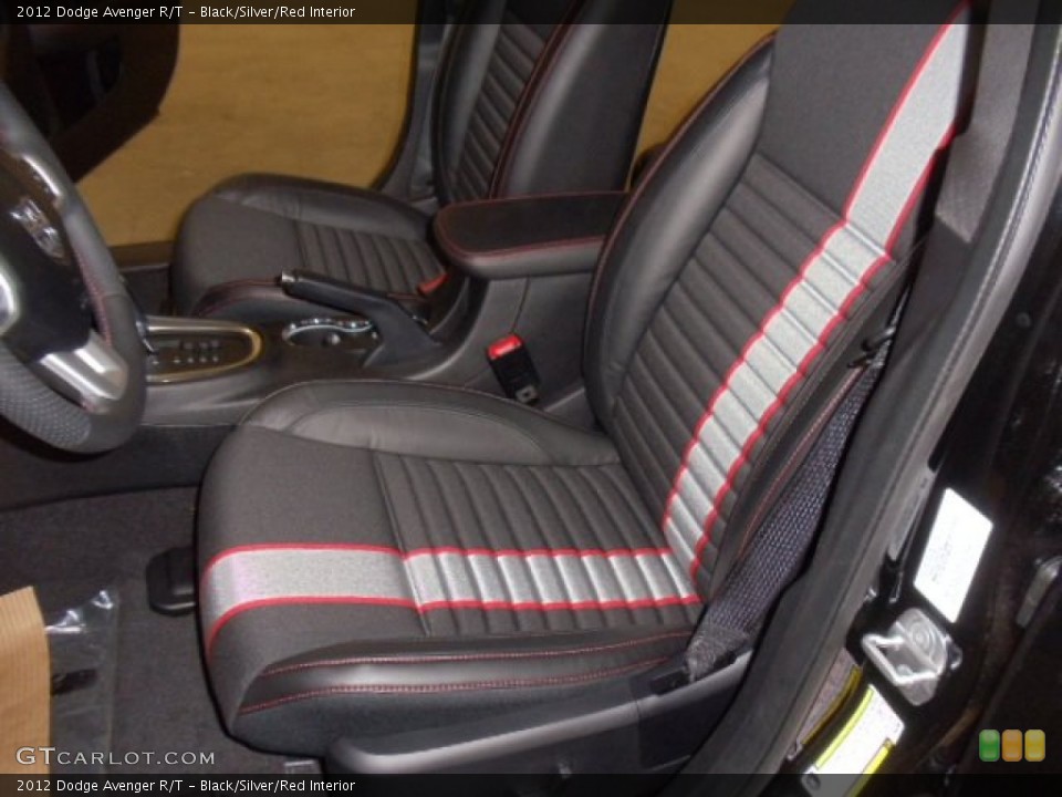 Black/Silver/Red Interior Photo for the 2012 Dodge Avenger R/T #59902847