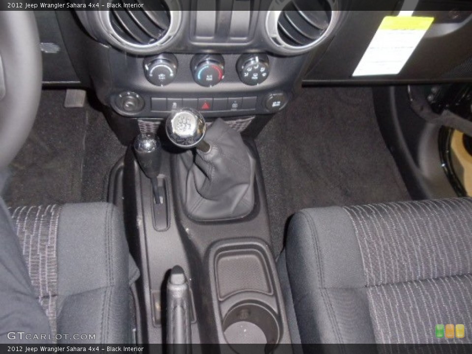 Black Interior Transmission for the 2012 Jeep Wrangler Sahara 4x4 #59903600