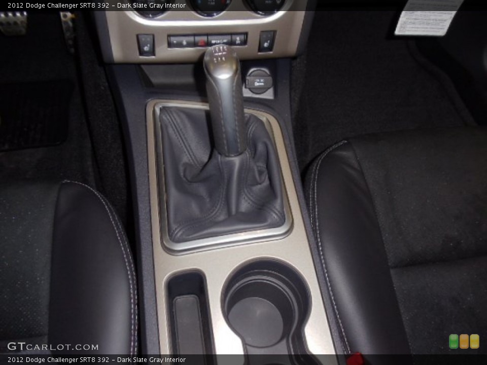 Dark Slate Gray Interior Transmission for the 2012 Dodge Challenger SRT8 392 #59904356