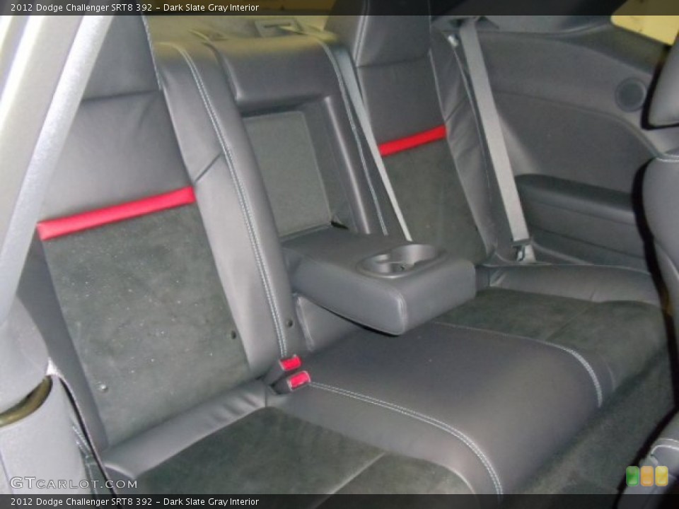 Dark Slate Gray Interior Rear Seat for the 2012 Dodge Challenger SRT8 392 #59904410