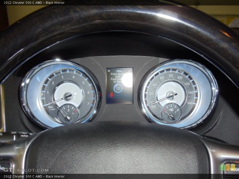 Black Interior Gauges for the 2012 Chrysler 300 C AWD #59904647