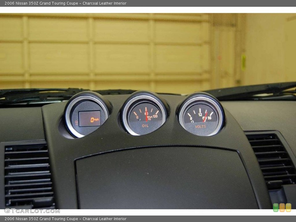 Charcoal Leather Interior Gauges for the 2006 Nissan 350Z Grand Touring Coupe #5990471