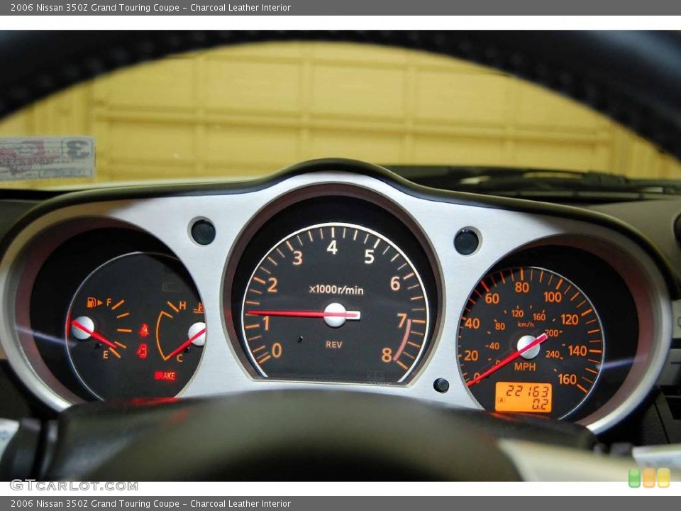 Charcoal Leather Interior Gauges for the 2006 Nissan 350Z Grand Touring Coupe #5990481
