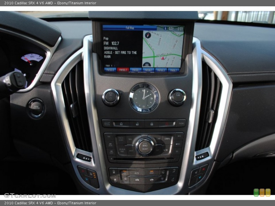 Ebony/Titanium Interior Navigation for the 2010 Cadillac SRX 4 V6 AWD #59906819