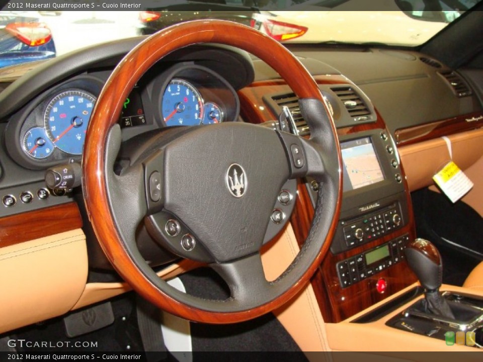Cuoio Interior Steering Wheel for the 2012 Maserati Quattroporte S #59908535