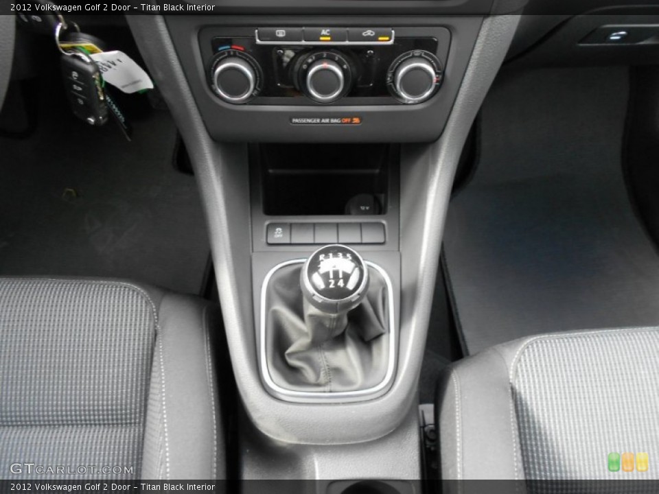 Titan Black Interior Transmission for the 2012 Volkswagen Golf 2 Door #59908612