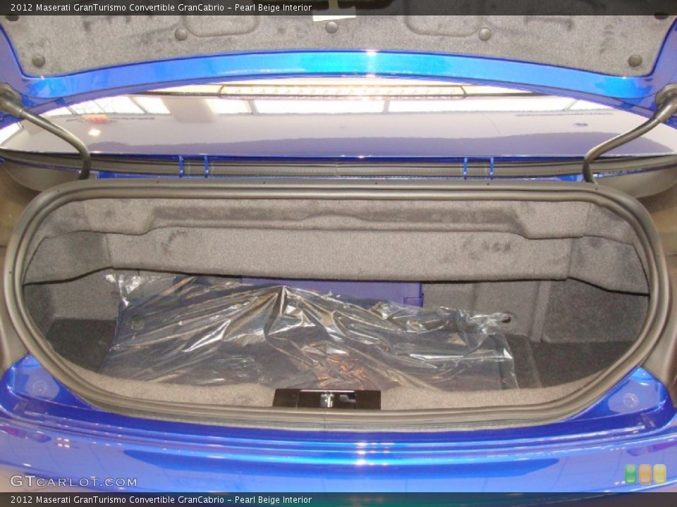Pearl Beige Interior Trunk for the 2012 Maserati GranTurismo Convertible GranCabrio #59908667