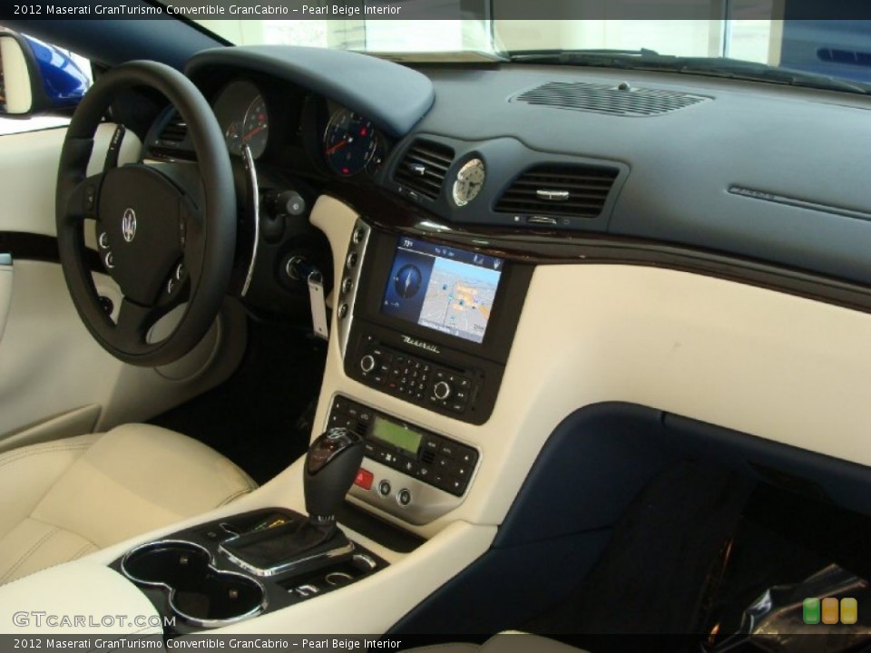 Pearl Beige Interior Dashboard for the 2012 Maserati GranTurismo Convertible GranCabrio #59908718