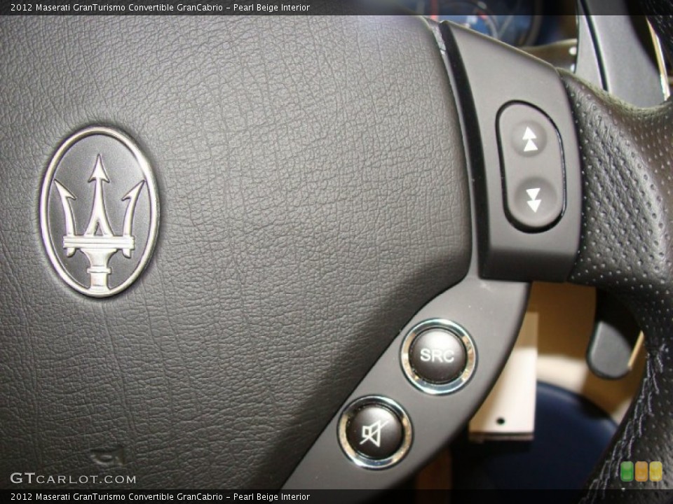 Pearl Beige Interior Controls for the 2012 Maserati GranTurismo Convertible GranCabrio #59908820
