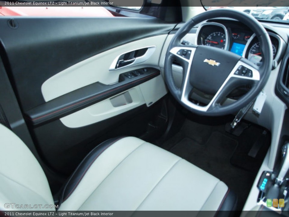 Light Titanium/Jet Black Interior Photo for the 2011 Chevrolet Equinox LTZ #59908916