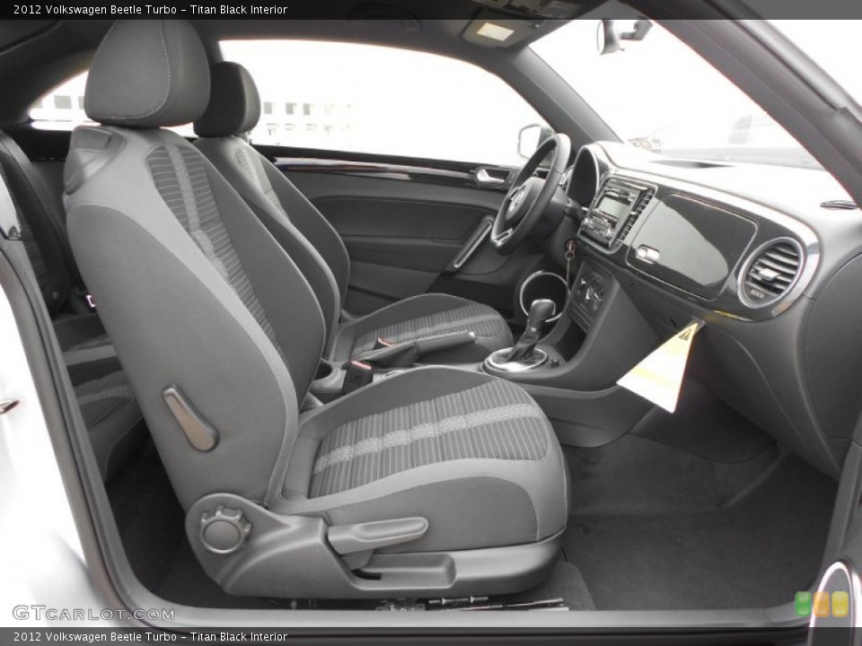 Titan Black Interior Front Seat for the 2012 Volkswagen Beetle Turbo #59909621