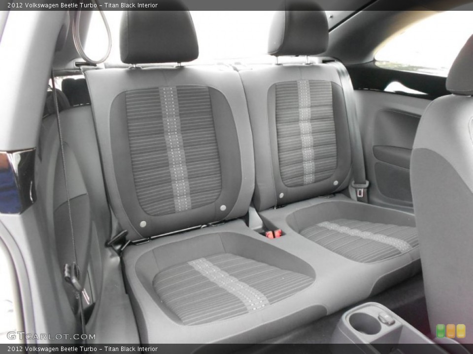 Titan Black Interior Rear Seat for the 2012 Volkswagen Beetle Turbo #59909637