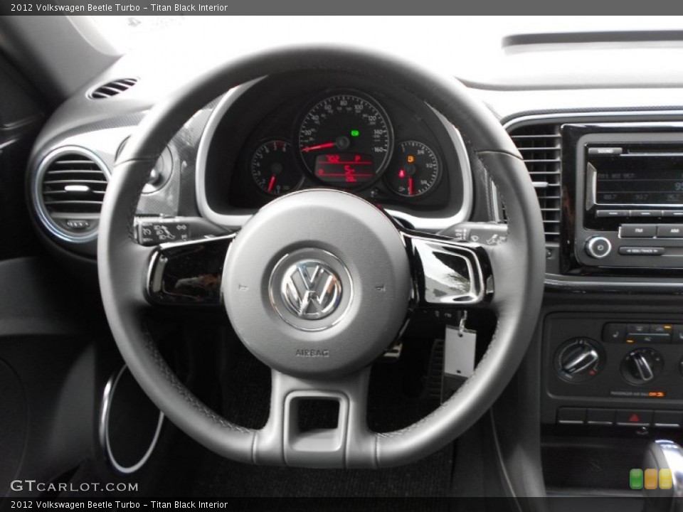 Titan Black Interior Steering Wheel for the 2012 Volkswagen Beetle Turbo #59909651