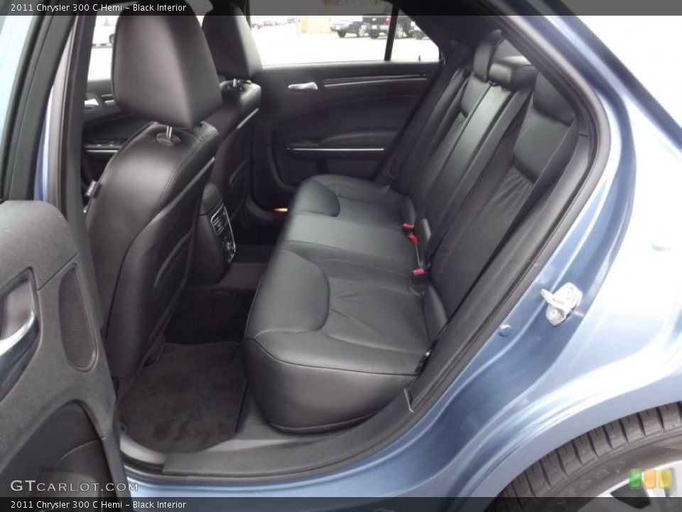 Black Interior Rear Seat for the 2011 Chrysler 300 C Hemi #59910205